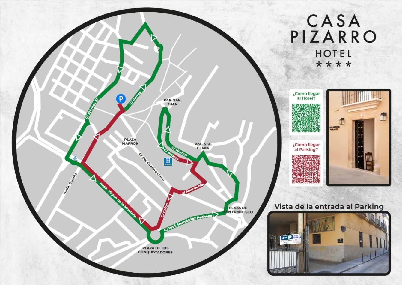 Casa Pizarro Hotel Caceres Exterior photo